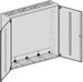 Unequipped meter cabinet Steel plate S 47