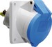 Panel-mounted CEE socket outlet 16 A 4 12863