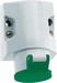 CEE socket outlet Surface mounted (plaster) 16 A 412