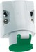CEE socket outlet Surface mounted (plaster) 16 A 414