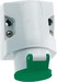 CEE socket outlet Surface mounted (plaster) 16 A 418