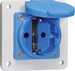 Equipment mounted socket outlet (SCHUKO) Plastic 71108