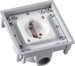 Equipment mounted socket outlet (SCHUKO) Plastic 1471601