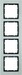 Cover frame for domestic switching devices 4 Horizontal 10243606