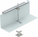 Underfloor installation duct flush floor open 400 mm 7423984