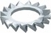 Serrated lock washer Steel Other 3404064