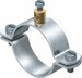 Earthing pipe clamp 31.7 mm 1 1/4 inch Steel 5040116