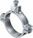 Earthing pipe clamp 51 mm 1 3/4 inch Zinc 5050170