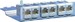 Patch panel copper (twisted pair) 6 130B11P2-E