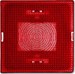 Hood for light signalling unit Lighting cap flat Red 1565-0-0209