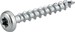 Chipboard screw Steel Galvanic/electrolytic zinc plated 193102