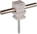Conductor holder for lightning protection 8 mm round 204006