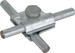 Connector for lightning protection Steel 391050