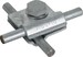 Connector for lightning protection Steel 390550
