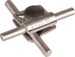 Connector for lightning protection Aluminium 390061