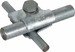 Connector for lightning protection Steel 392050