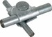 Connector for lightning protection Steel 392060