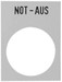 Text plate for control circuit devices Other Yellow ZB2BY420001