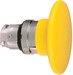 Front element for mushroom push-button Yellow Round 60 mm ZB4BR5