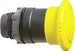 Front element for mushroom push-button Yellow Round ZB5AS55