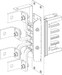 Feed unit for busbar trunk 250 A End Single KSA250AE4