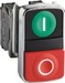 Push button, complete 2 Red/green Rectangular XB4BL73415