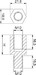 Mounting accessories (switchgear cabinet) Distance piece NSYRE26