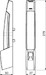 Lock system for switchgear cabinet systems Rotary lever NSYSFHD2