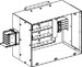 Feed unit for busbar trunk 630 A End Single KSA630AE4