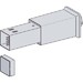 Feed unit for busbar trunk 40 A End Single KBB40ABD4W