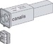 Feed unit for busbar trunk 40 A End Single KBB40ABG4W