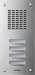 Doorbell panel 11 Stainless steel Stainless steel 5111180