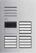 Doorbell panel 12 Plastic Stainless steel REQ112Y