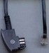 Telecommunications patch cord RJ11 6(4) T 170/3