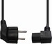 Power cord Earthed plug, angled SW 20