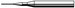 Soldering tip 1.1 mm Pencil point Straight 0162BD/SB