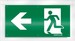Pictogram for emergency luminaire Acrylic plate Exit EN10079016