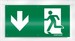 Pictogram for emergency luminaire Acrylic plate Exit EN10079078