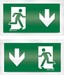 Pictogram for emergency luminaire Acrylic plate Exit EN10079085