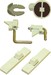 Lock system for switchgear cabinet systems Turn handle 226876