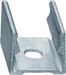 Mounting clamp for cable protection tubes Aluminium 20970025
