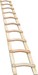 Ladder 5 m 18 Wood 85118