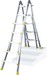 Ladder 4.16 m 4 Aluminium 954204