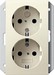 Socket outlet Protective contact 2 273101