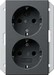 Socket outlet Protective contact 2 273528