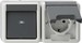 Combination switch/wall socket outlet Two-way switch 1 017730