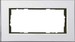 Cover frame for domestic switching devices 2 100210