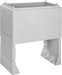 Base/base element (switchgear cabinet) Base complete Grey 1NS470
