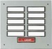 Doorbell panel 10 Aluminium 55830