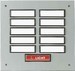 Doorbell panel 6 Aluminium 55826